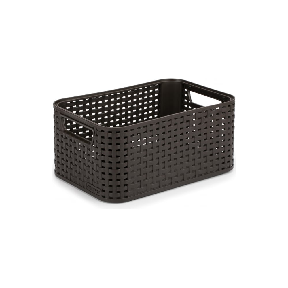 фото Корзина curver rattan style box s тёмно-коричневая 03614-210-00