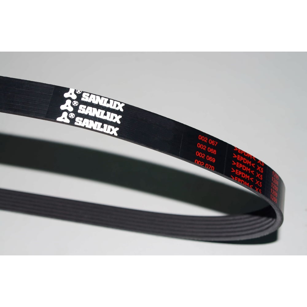 Изображение товара Поликлиновой ремень SANLUX PJ1105SAN 10 ручьев маслостойкий для промышленного оборудования