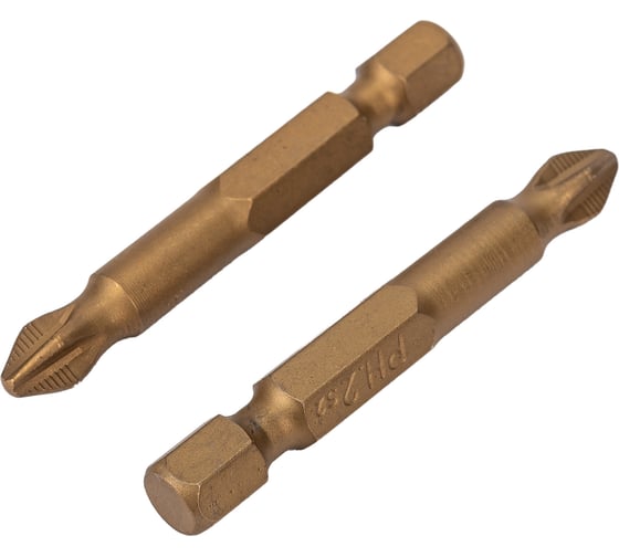 Изображение товара Насадка магнитная для больших нагрузок (2 шт; 50 мм; PH2; TiN) Jettools W2-21-0502-2T