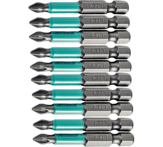 Изображение товара Насадка магнитная для больших нагрузок (10 шт; 50 мм; PH1) Jettools W2-21-0501