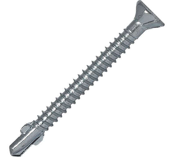 Изображение товара Саморез для облицовочных панелей HARDWEX ТМ HWX3-GE-P10-4.8x50 мм, Phillips №2, цинк, 250 5190040932470