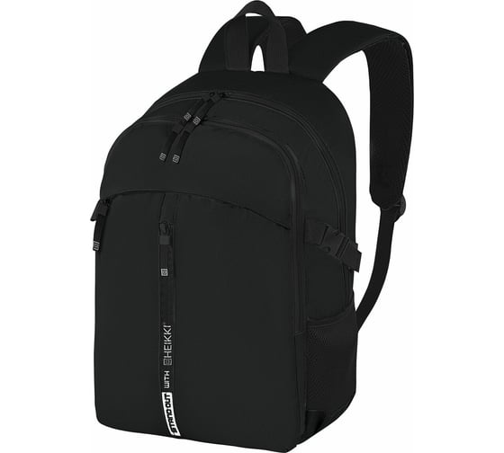 Изображение товара Рюкзак HEIKKI Choice (ХЕЙКИ) универсальный, 2 отделения, багажная лента, черный, 42x32x13 см 272537