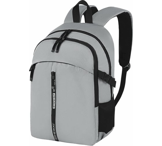 Изображение товара Рюкзак HEIKKI Choice (ХЕЙКИ) универсальный, 2 отделения, багажная лента, серый, 42x32x13 см 272538