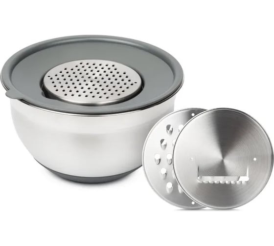 Изображение товара Миска Attribute GRATE IT 3 л с крышкой 3 терки ASG003