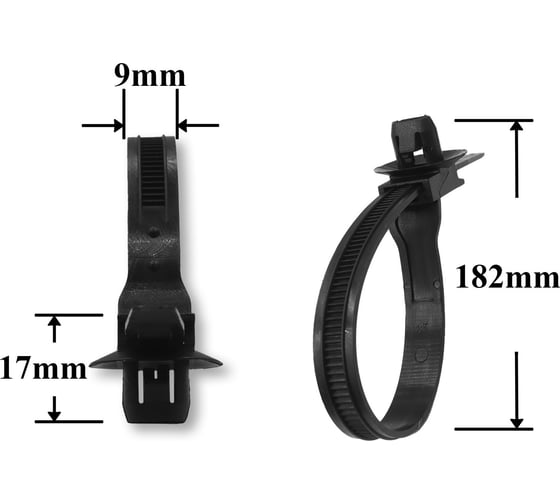 Изображение товара Автокрепеж для Lexus Toyota 10 шт 82678A9007 КрепАвто 1048