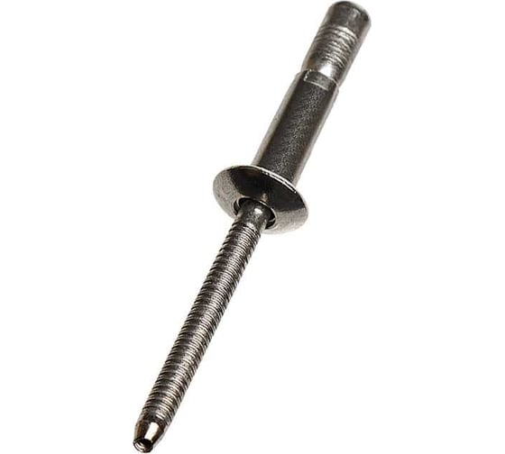 Изображение товара Тяговая заклепка ЦКИ A2/A2, плоская, 6.4х14 мм, структурная M-Lock, под пакет 2.03-9.53 мм, 5 шт. 7745107