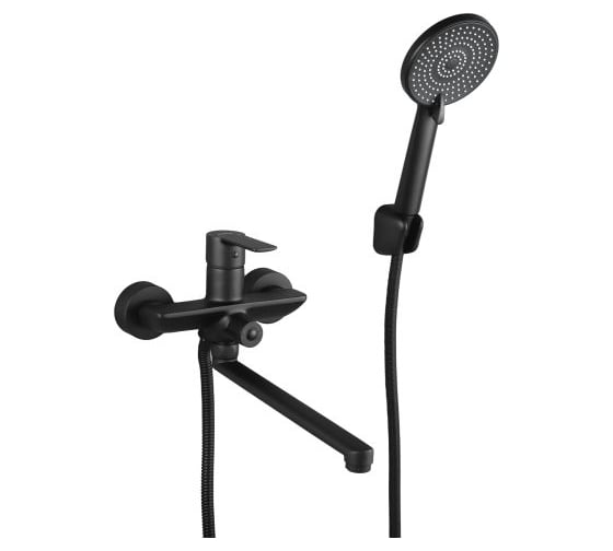 Изображение товара Смеситель для ванны Avapax (Lt) D35, серия Rhein черный, AP06163B