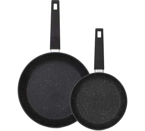 Изображение товара Набор сковород Attribute ROCK 2 шт 20 см, 26 см AFR200