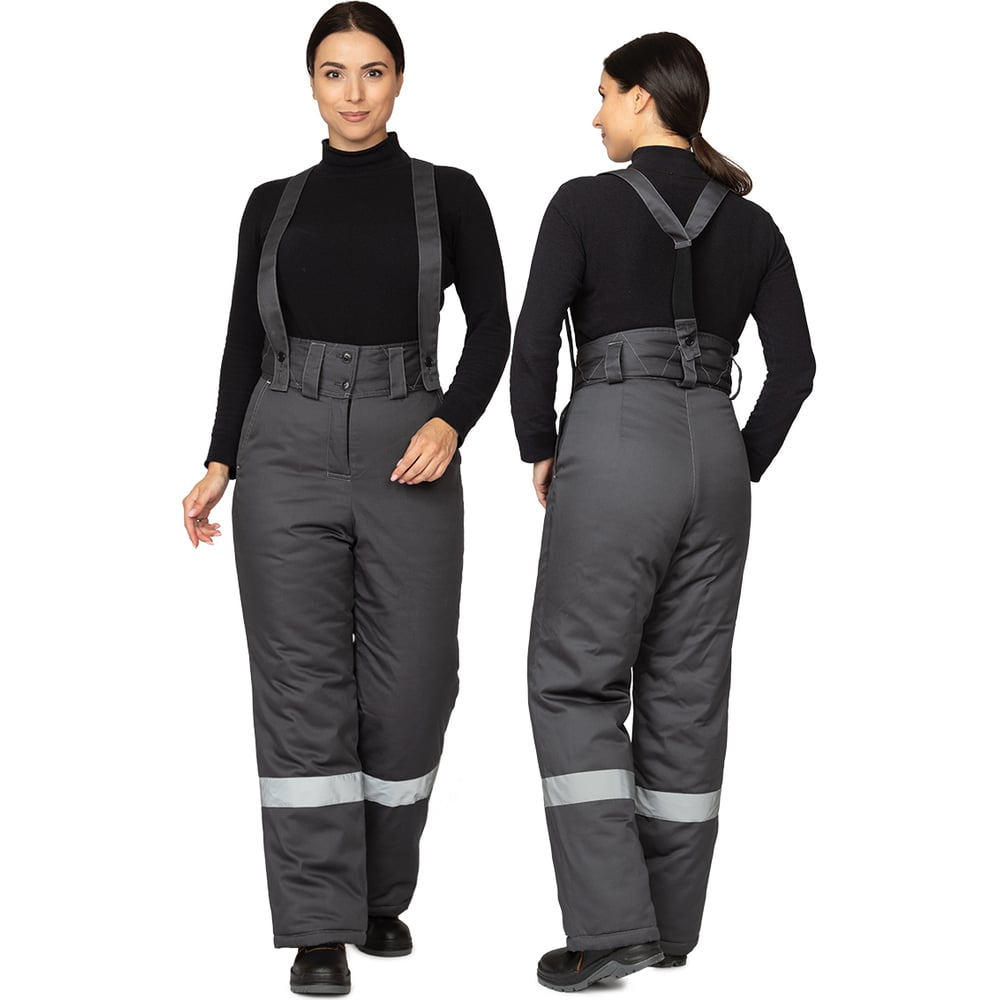 Изображение товара Брюки женские утепленные Прабо Профессионал темно-серый