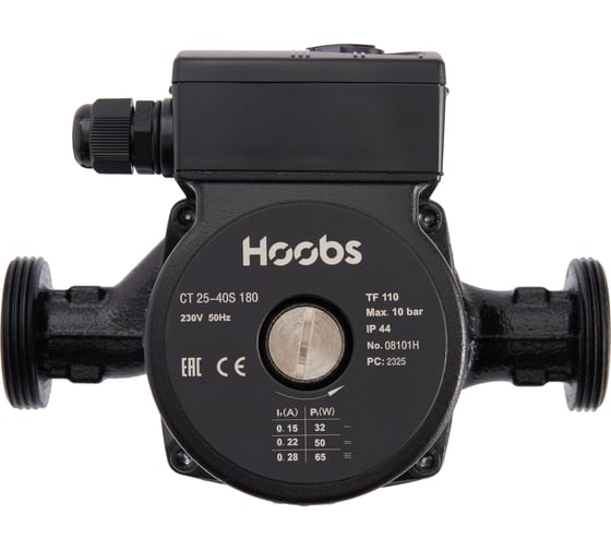 Изображение товара Насос Hoobs CT 25-40S 180 1x230В 50Гц 08101H
