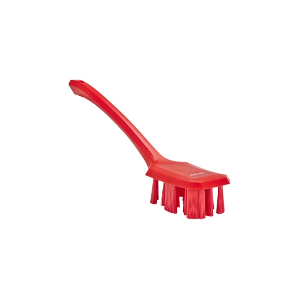Изображение товара Щетка с длинной ручкой Vikan UST 395 мм жесткий ворс красный
