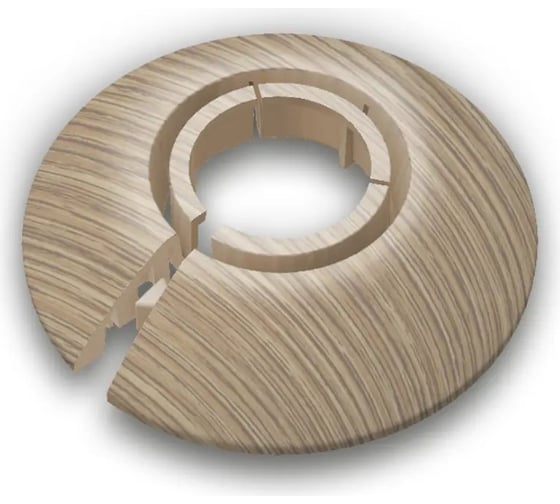 Изображение товара Обвод универсальный Ideal для труб Ф16-22мм (2шт. во флоупаке), 212 Дуб светлый ОТ16-22-Ф2 212 ДУБ СВТ