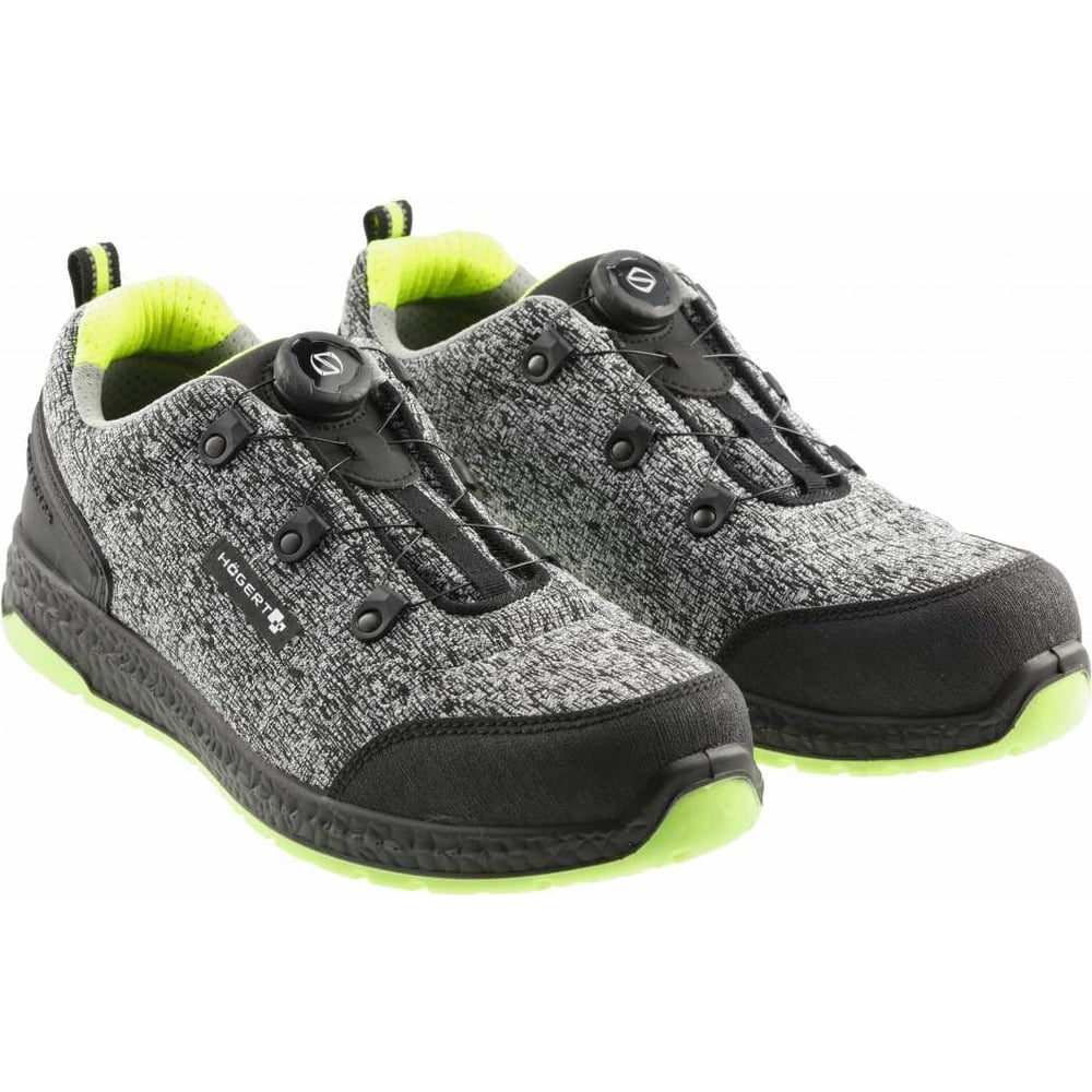 Изображение товара Полуботинки рабочие HOEGERT TECHNIK KEMINITZ LACE SYSTEM S1PS SR FO серый 44