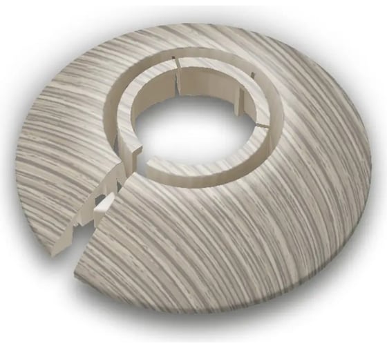 Изображение товара Обвод универсальный Ideal для труб Ф25-34мм (2шт. во флоупаке), 208 Дуб мокко ОТ25-34-Ф2 208 ДУБ МОК