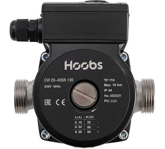 Изображение товара Насос Hoobs CW 20-40SN 130 1x230В 50Гц 08302H