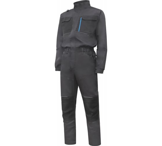 Изображение товара Комбинезон рабочий эластичный HOEGERT TECHNIK WURNITZ темно-серый, размер XL/54 HT5K820-XL
