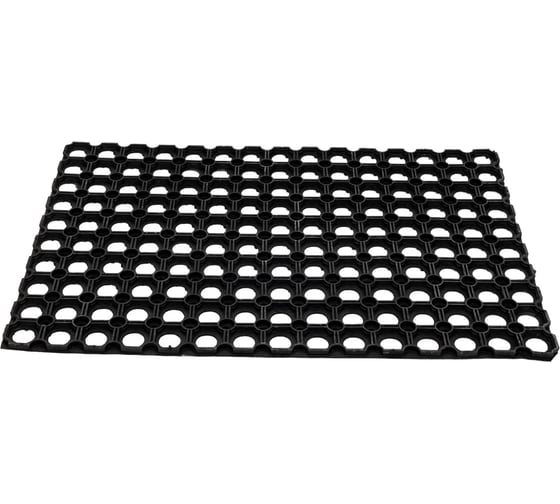 Изображение товара Грязезащитный резиновый коврик Протэкт Домино 12 мм 40*60 см Черный КР 40*60