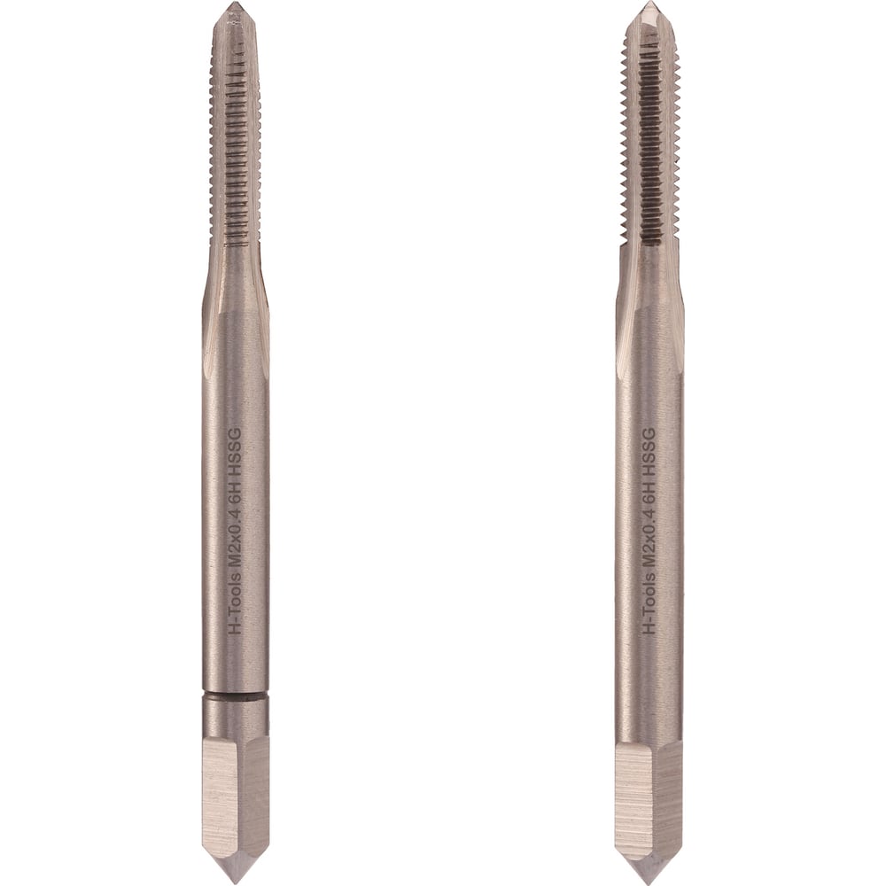 Изображение товара Метчик H-Tools М2 комплект из 2 шт быстро режущая сталь DIN 352