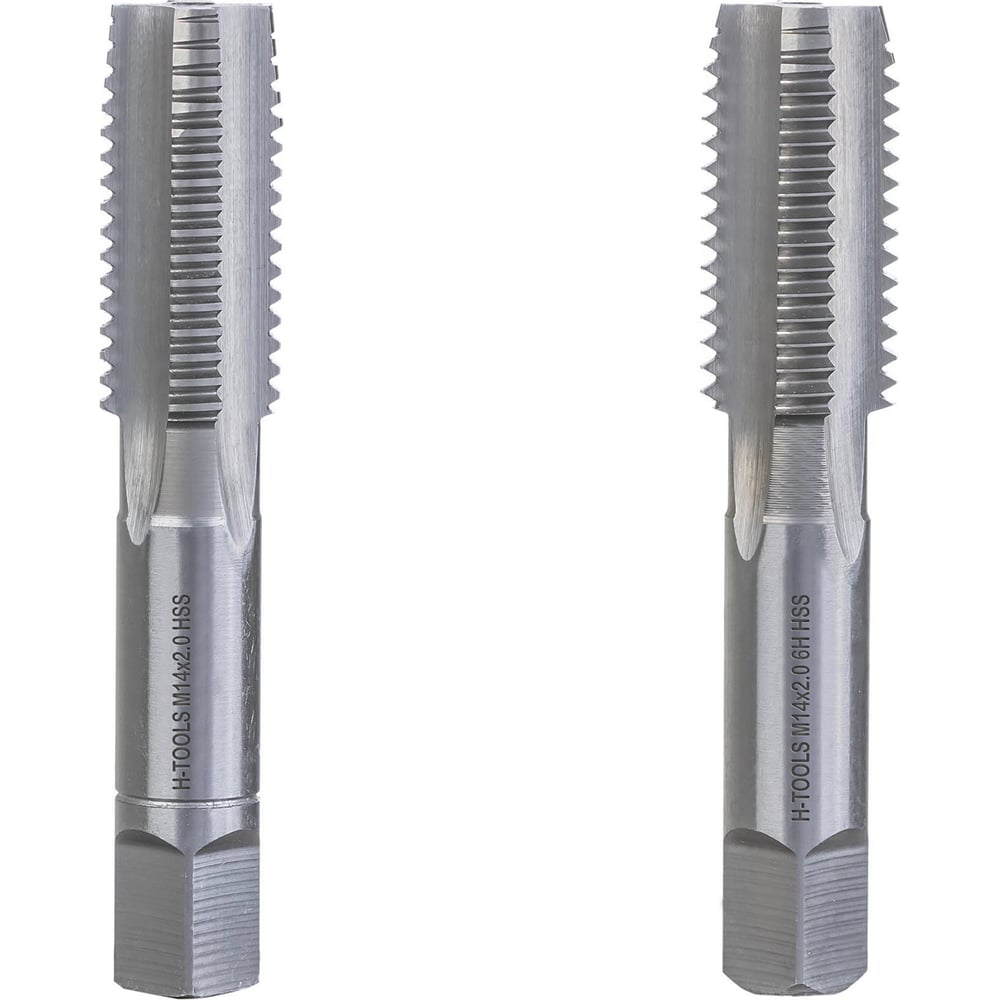 Изображение товара Метчик H-Tools М14, шаг 2.0 мм, комплект 2 шт, DIN 352 HSS-G