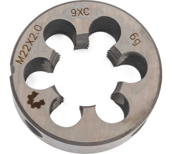 Изображение товара Метрическая плашка WOLFSTAR М22х2,0 9ХС Гост 9740 dr20200