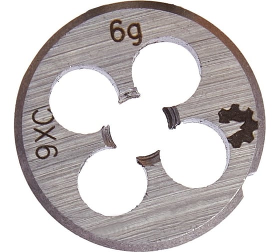 Изображение товара Метрическая плашка WOLFSTAR М8,0х1,25 9ХС Гост 9740 dr08125