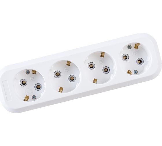 Изображение товара Колодка для удлинителя IONICH 4 гнездо с/з 1522