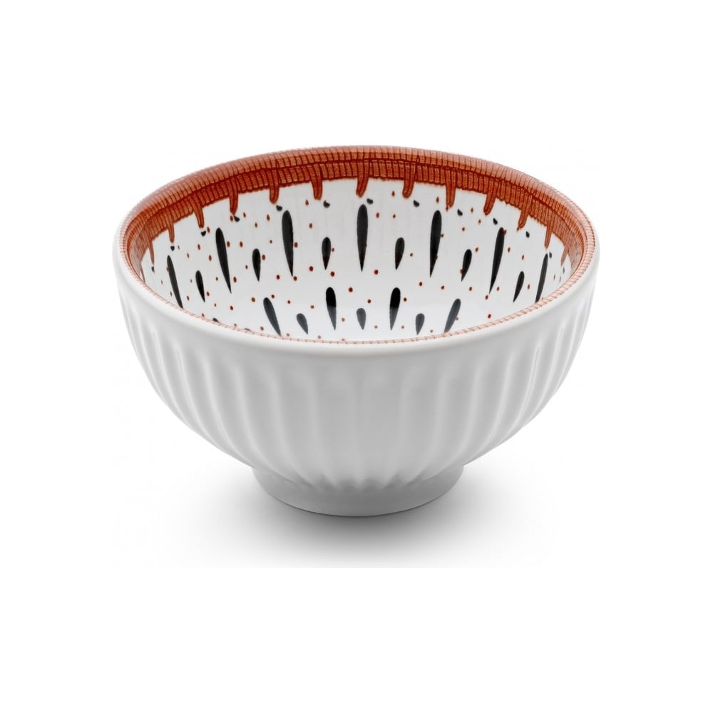 Изображение товара Пиала APOLLO Elaca 11,5 см фарфор белый ребристый узор