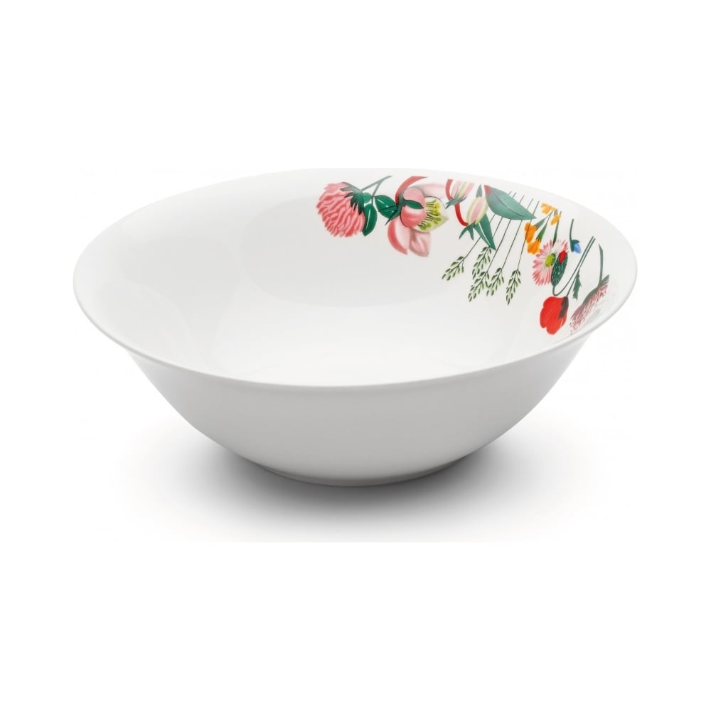 Изображение товара Салатница APOLLO Idilio 20 см фарфор круглая белая дизайн цветы