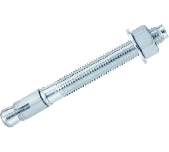 Изображение товара Анкер клиновой ЦКИ 16х250/100, тех. св-во, цинк, 1 шт. 44599