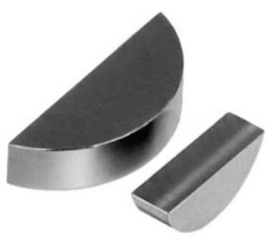 Изображение товара Шпонка ЦКИ DIN 6888 3x5, сегментная, б/п, 10 шт. 76040