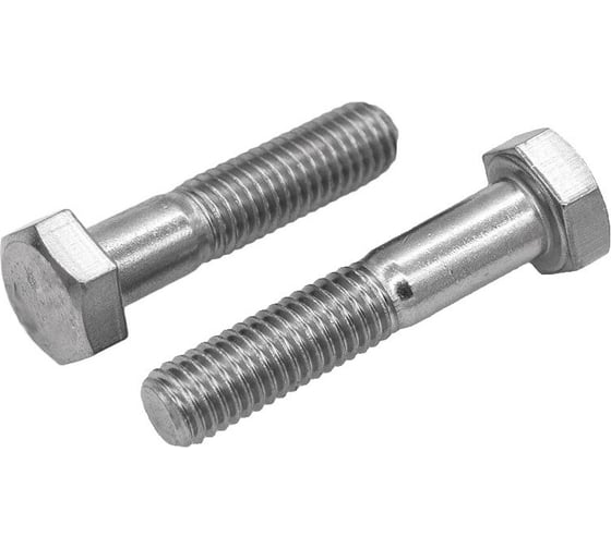 Изображение товара Болт ЦКИ DIN 931, 7/16"х5 1/2" unf дюймовая, с шестигранной головкой, 8.8, б/п, 2 шт. 83684