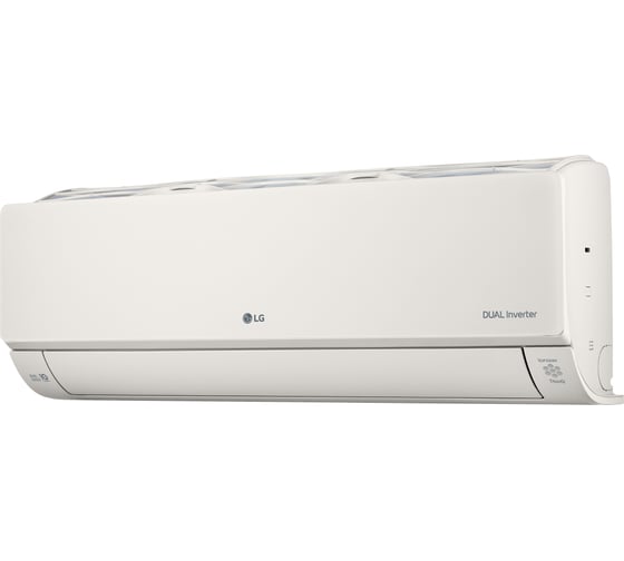 Изображение товара Инверторная сплит-система LG серия OBJET Collection AB12BK.NSJR внутренний блок кондиционера / AB12BK.UA3R наружный блок кондиционера, цвет молочно- бежевый 64955423