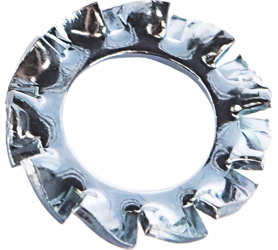 Изображение товара Cтопорная шайба с наружн. зубьями ЕВРОПАРТНЕР DIN 6798А Zn М4 16шт. 12 0979 1