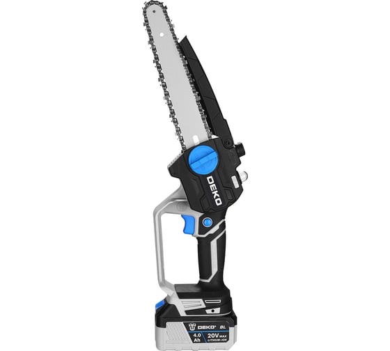 Изображение товара Пила цепная аккумуляторная бесщеточная DEKO DKCHS 20V, 20В, 1x4.0Ач 063-4483-1