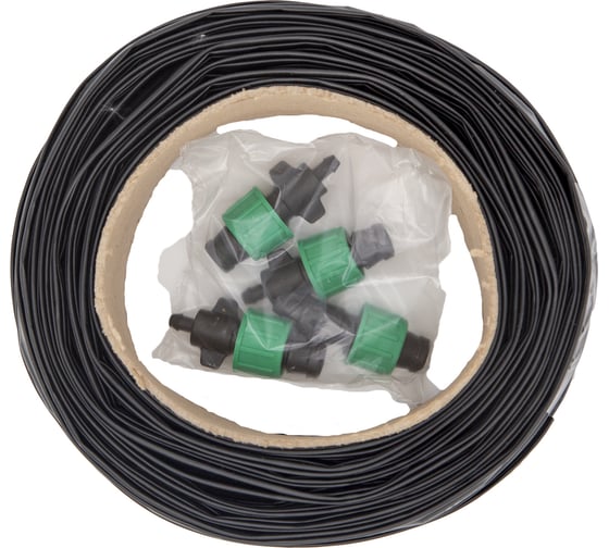 Изображение товара Комплек капельный ленты 50 м + 4 старт-коннектора TUBOFLEX 4620759663835