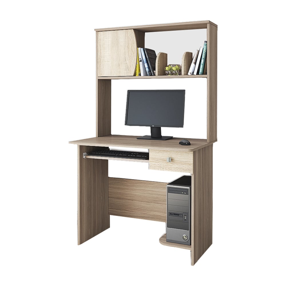 Изображение товара Стол компьютерный Арника Грета-4 ясень шимо 00-00003651