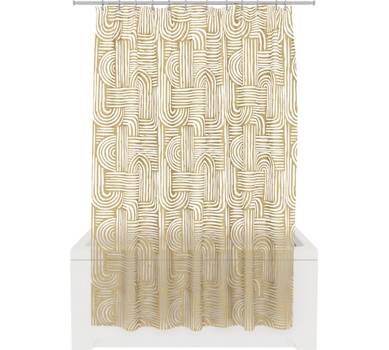 Изображение товара Шторка для ванной комнаты Fora PEVA "KNIT" 200x180 FOR-PV01