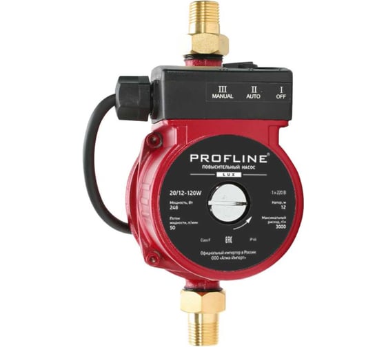 Изображение товара Насос для повышения давления PROFLINE LUX 20/12 120 W УТ-00047628