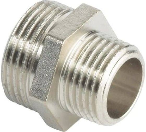 Изображение товара Ниппель переходной Altstream НР 1/2x3/8", латунь 003060202