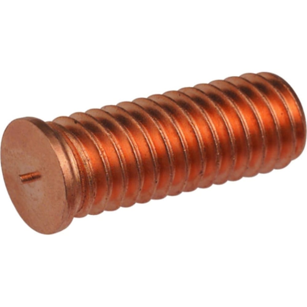 Изображение товара Шпилька приварная М6, 25 мм, 10 шт, медь, ЦКИ