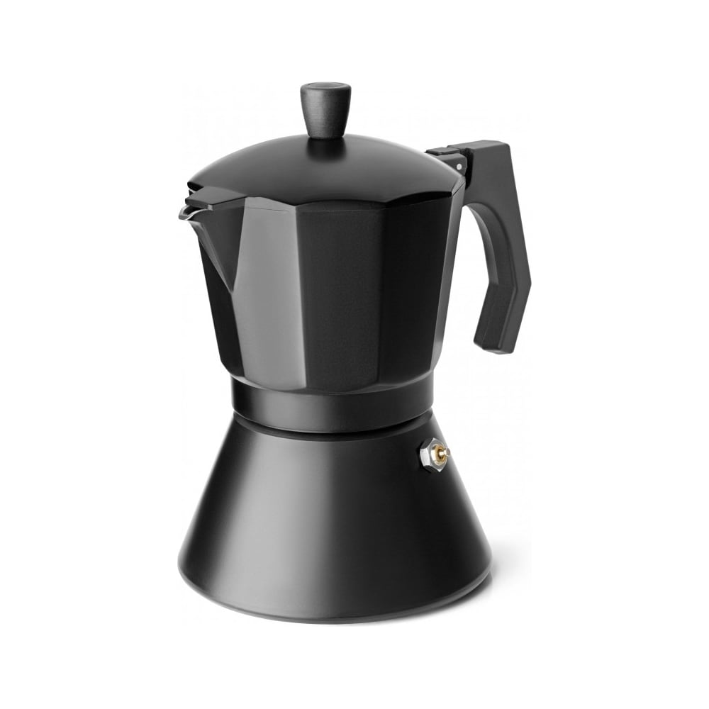 Изображение товара Гейзерная кофеварка APOLLO 9 порций APL-09 индукционная черная