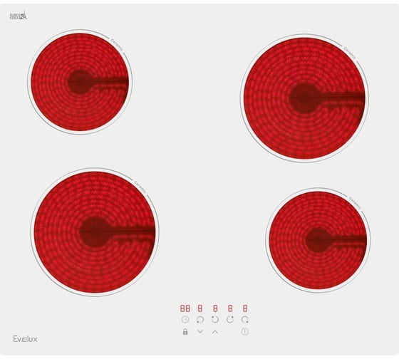 Изображение товара Электрическая варочная панель Evelux HEV 640 W 00000018441