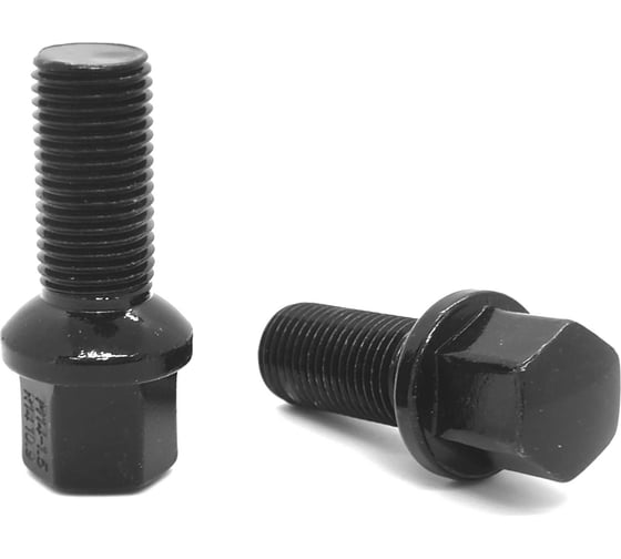 Изображение товара Болт колесный Чёрный, сфера М14x1.5 STARLEKS 10шт S17D28(R14)BC