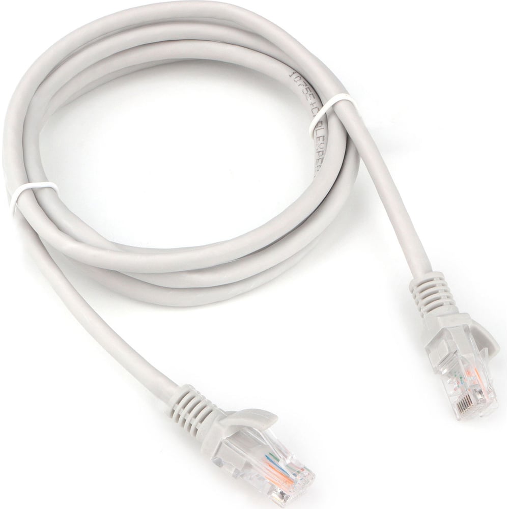 Изображение товара Cablexpert Патч-корд LSZH UTP кат 5e 1м с разъемами RJ45 литой серый