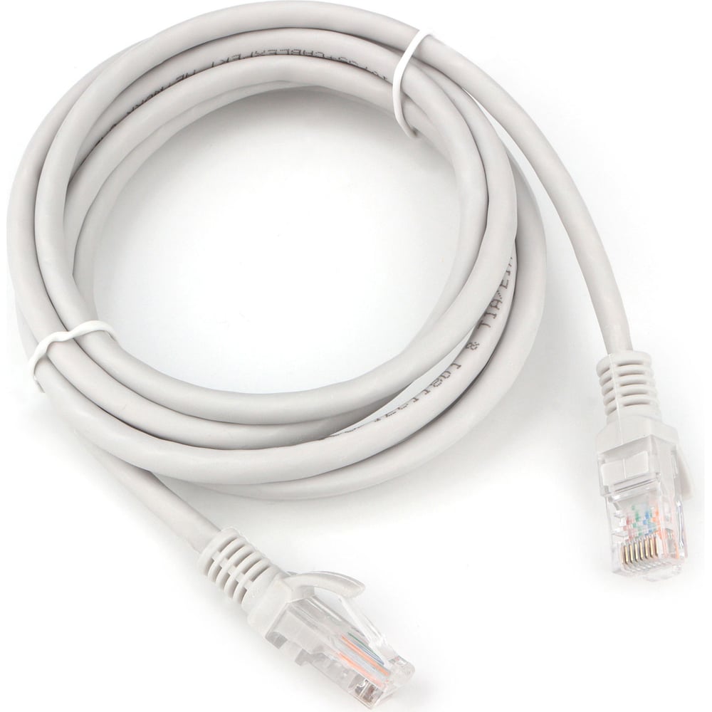 Изображение товара Патч-корд Cablexpert LSZH UTP кат 5e 2м литой многожильный серый PP31-2M