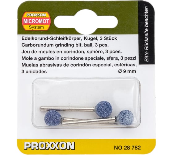 Изображение товара Насадки шлифовальные (3 шт; 3х9 мм) Proxxon PR- 28782