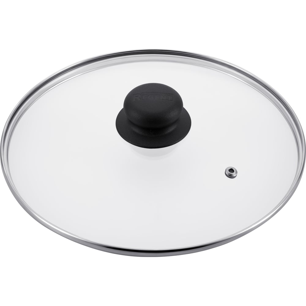 Изображение товара Крышка 24 см низкая с пароотводом ТМ "Regent" Regent inox 93-LID-03-24