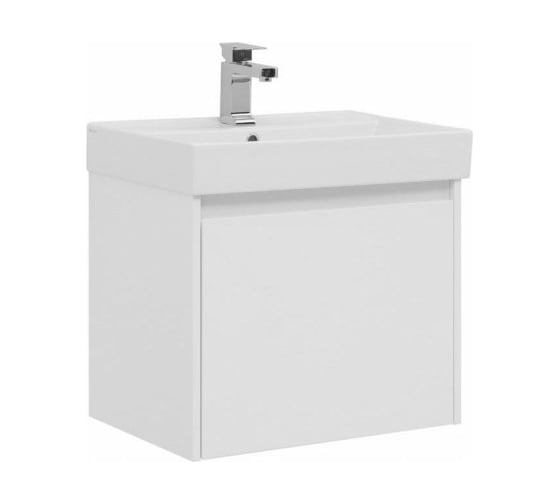 Изображение товара Тумба Aquanet Nova Lite 60 1+1 ящик, цвет белый глянец 00242574