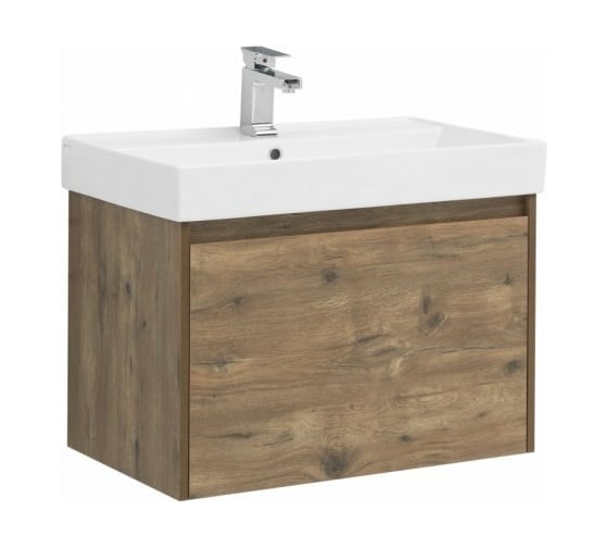 Изображение товара Тумба Aquanet Nova Lite 75 1+1 ящик, цвет дуб рустикальный 00249514