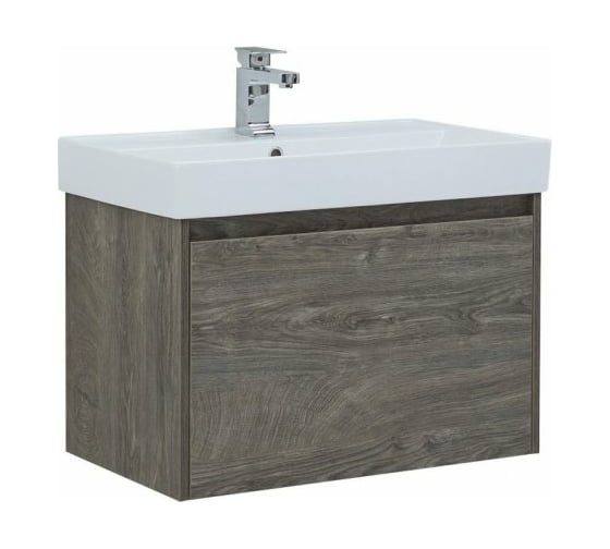 Изображение товара Тумба Aquanet Nova Lite 75 1+1 ящик, цвет дуб рошелье 00242274